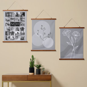 Tapiz Con Marco De Madera Graduaciones Clase de 2024