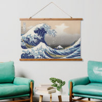 Gran ola frente al mar de Kanagawa y Monte Fuji Ja