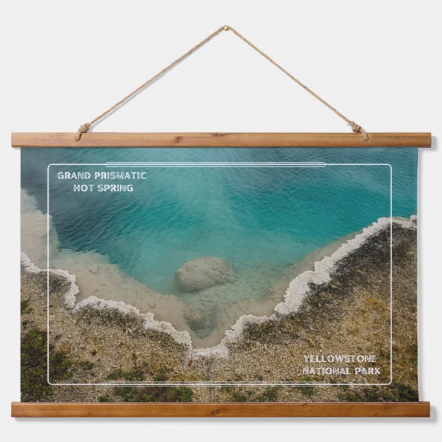 Tapiz Con Marco De Madera Gran Prisión Yellowstone (Anverso )