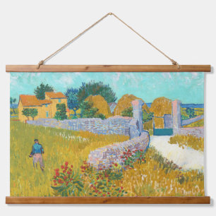 Tapiz Con Marco De Madera Granja en Provenza - Vincent van Gogh