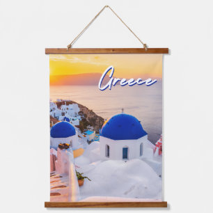 Tapiz Con Marco De Madera Grecia
