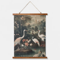 grúas y palacios vintage del trópico