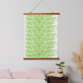 Tapiz Con Marco De Madera Grunge Lime Green Pattern - Summer Abstract Decor
