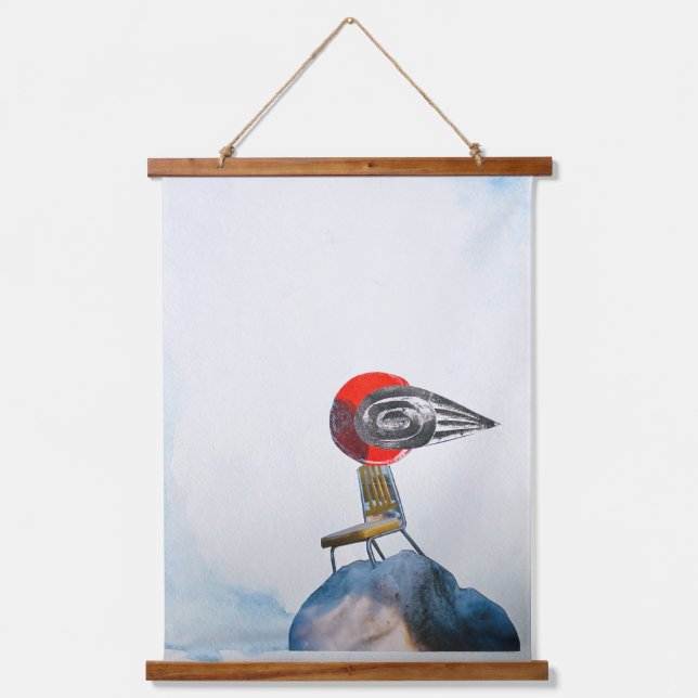 Tapiz Con Marco De Madera Guardar su punto de vista (Anverso)