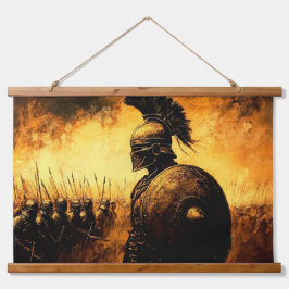 Tapiz Con Marco De Madera Guerrero