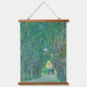Tapiz Con Marco De Madera Gustav Klimt: Avenida del parque Schloss Kammer