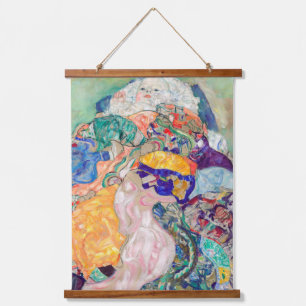 Tapiz Con Marco De Madera Gustav Klimt - Bebé / Cuna