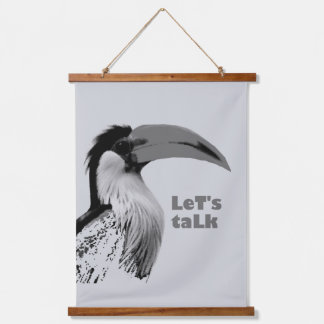 Tapiz Con Marco De Madera Hablemos