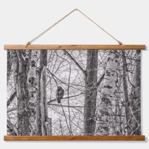 Tapiz Con Marco De Madera Halcón de cola roja P8443