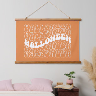 Tapiz Con Marco De Madera Halloween