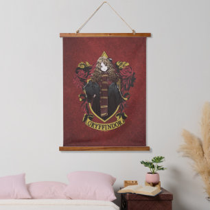 Tapiz Con Marco De Madera HARRY POTTER™   Anime Hermione House Crest