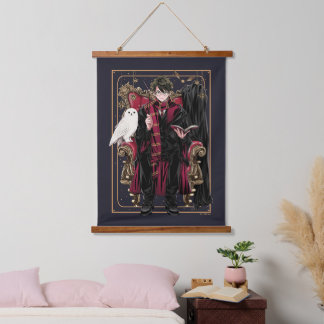 Tapiz Con Marco De Madera HARRY POTTER™ | Asiento de Anime HARRY POTTER™