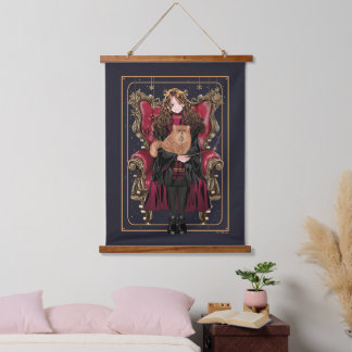 Tapiz Con Marco De Madera HARRY POTTER™ | Asiento de Anime Hermione Granger