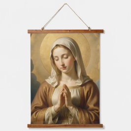 Tapiz Con Marco De Madera Heilige Mutter Gottes – Göttliche Liebe & Schutz´3