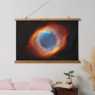 Tapiz Con Marco De Madera Helix Universo - Ojo De Dios 1