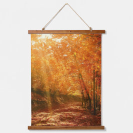 Tapiz Con Marco De Madera Hermoso otoño