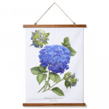 Hidrangea Azul "Ola Azul" Arte Botánico Floral