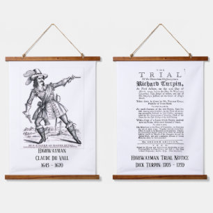 Tapiz Con Marco De Madera HIghwaymen de Londres Tapestries Set