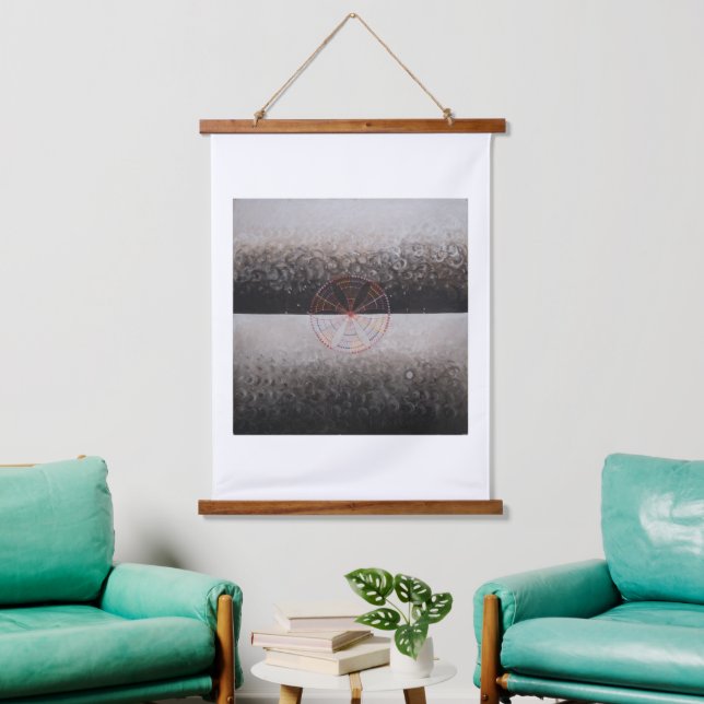 Tapiz Con Marco De Madera Hilma Af Klint, El Cisne Nº 10, Arte Resumen (Sala de estar)