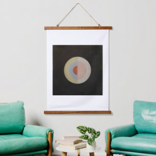 Tapiz Con Marco De Madera Hilma Af Klint, El Cisne No. 16, Arte Resumen