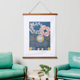 Tapiz Con Marco De Madera Hilma Af Klint, La Diez Mayor No1, Arte Resumen