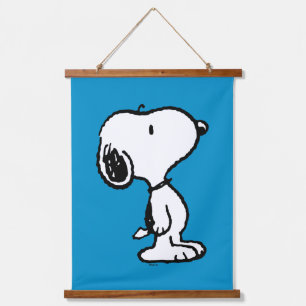 Tapiz Con Marco De Madera Historietas clásicas de Snoopy