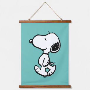 Tapiz Con Marco De Madera Historietas clásicas de Snoopy
