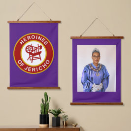 TAPIZ CON MARCO DE MADERA HOJ HANGING TAPESTRY