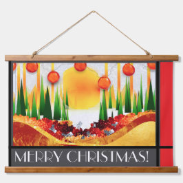 TAPIZ CON MARCO DE MADERA HOLIDAY SUNSHINE WITHIN THE PINES :)