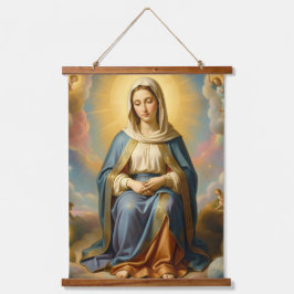 Tapiz Con Marco De Madera Holy Mother of God – Divine Love & Protection´7