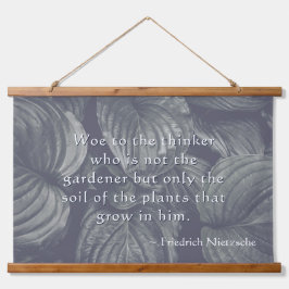 Tapiz Con Marco De Madera Hosta Hosta Personalizada