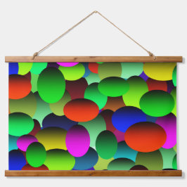 Tapiz Con Marco De Madera Huevos de burbuja locos