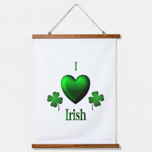 Tapiz Con Marco De Madera I Heart Irish Earrings