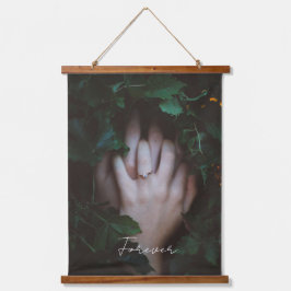 Tapiz Con Marco De Madera Imagen de tu elegante boda