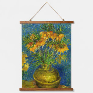 Tapiz Con Marco De Madera Imperial Fritillaries de Van Gogh