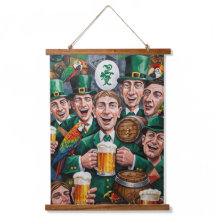 Impresión artística cubista del Día de San Patrici