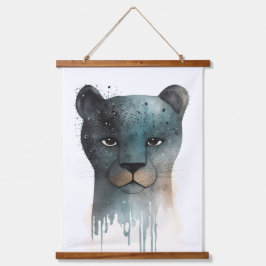 Tapiz Con Marco De Madera Impresión de Panter