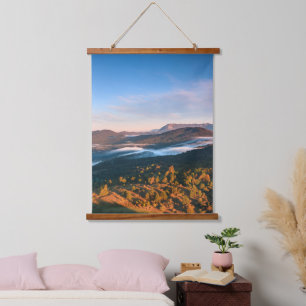 Tapiz Con Marco De Madera Impresionante paisaje otoñal de Šilentabor, Eslove