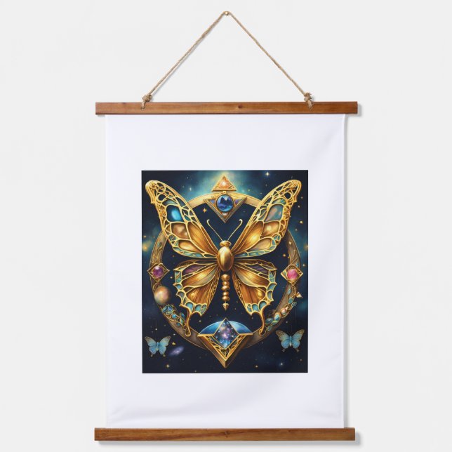 Tapiz Con Marco De Madera Inferno Guardian: majestuosos trapos (Anverso)