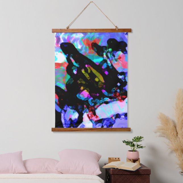 Tapiz Con Marco De Madera Interruption: Industry's Unnatural Progression (Dormitorio)