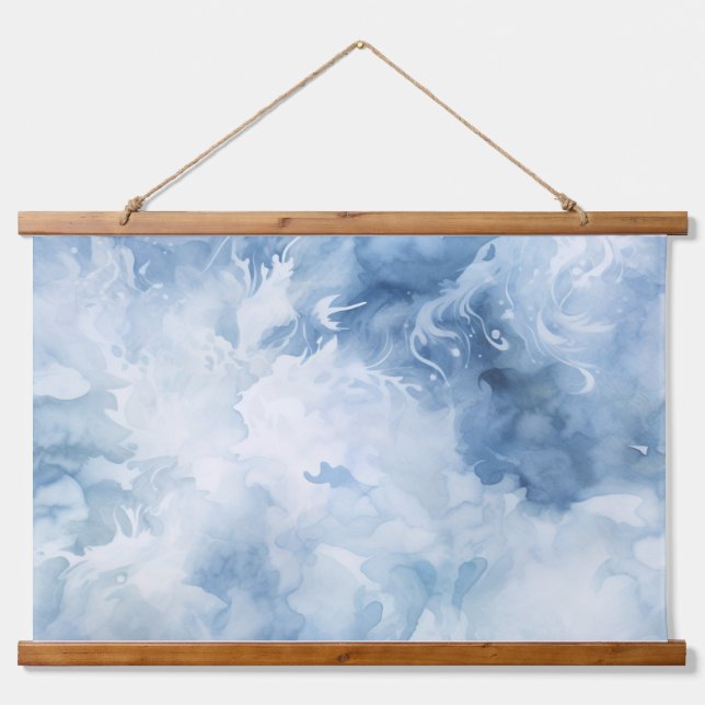 Tapiz Con Marco De Madera Invierno de la Fantasía Realm Icebound (Anverso )