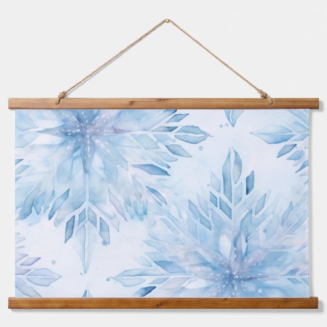 Tapiz Con Marco De Madera Invierno de la Fantasía Realm Icebound (Anverso )