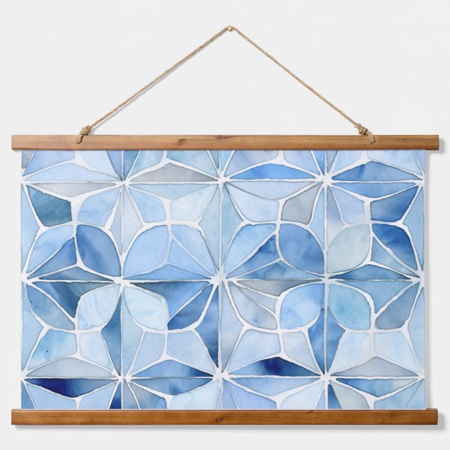 Tapiz Con Marco De Madera Invierno de la Fantasía Realm Icebound (Anverso )