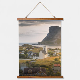 Tapiz Con Marco De Madera Islas Væroy Lofoten