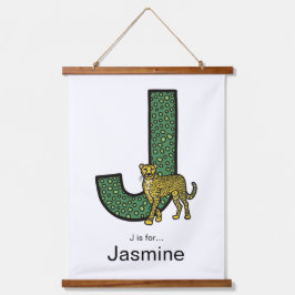 Tapiz Con Marco De Madera J es para... personalizado