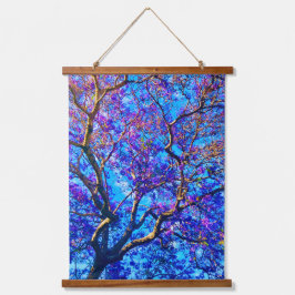 Tapiz Con Marco De Madera Jacaranda Tapestry