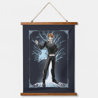 Tapiz Con Marco De Madera Jack Russell Terrier Patronus de Anime Ron Weasley