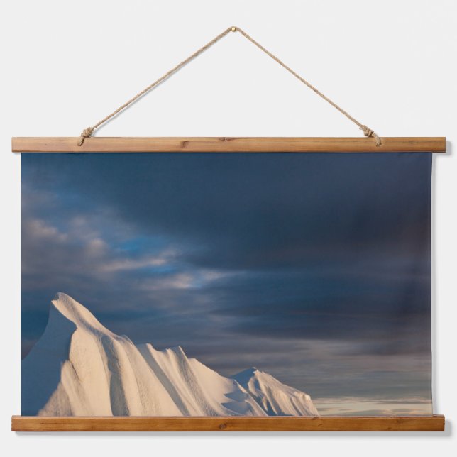 Tapiz Con Marco De Madera Jakobshavn Isfjord Greenland (Anverso )