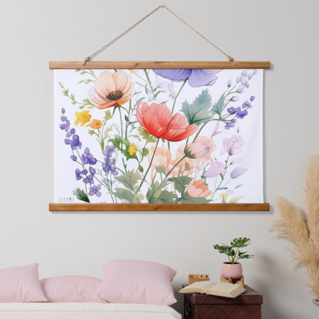 TAPIZ CON MARCO DE MADERA JALOOS (Dormitorio)