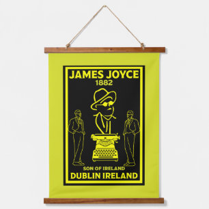 Tapiz Con Marco De Madera James Joyce Dublin Irlanda